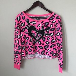 Justice Cheetah Print Sweatshirt